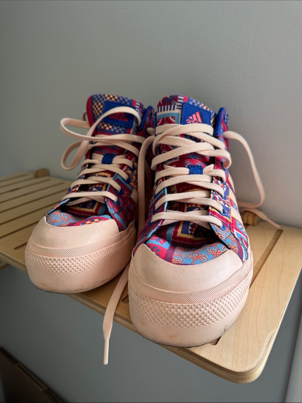 Farm Rio Adidas collab high tops